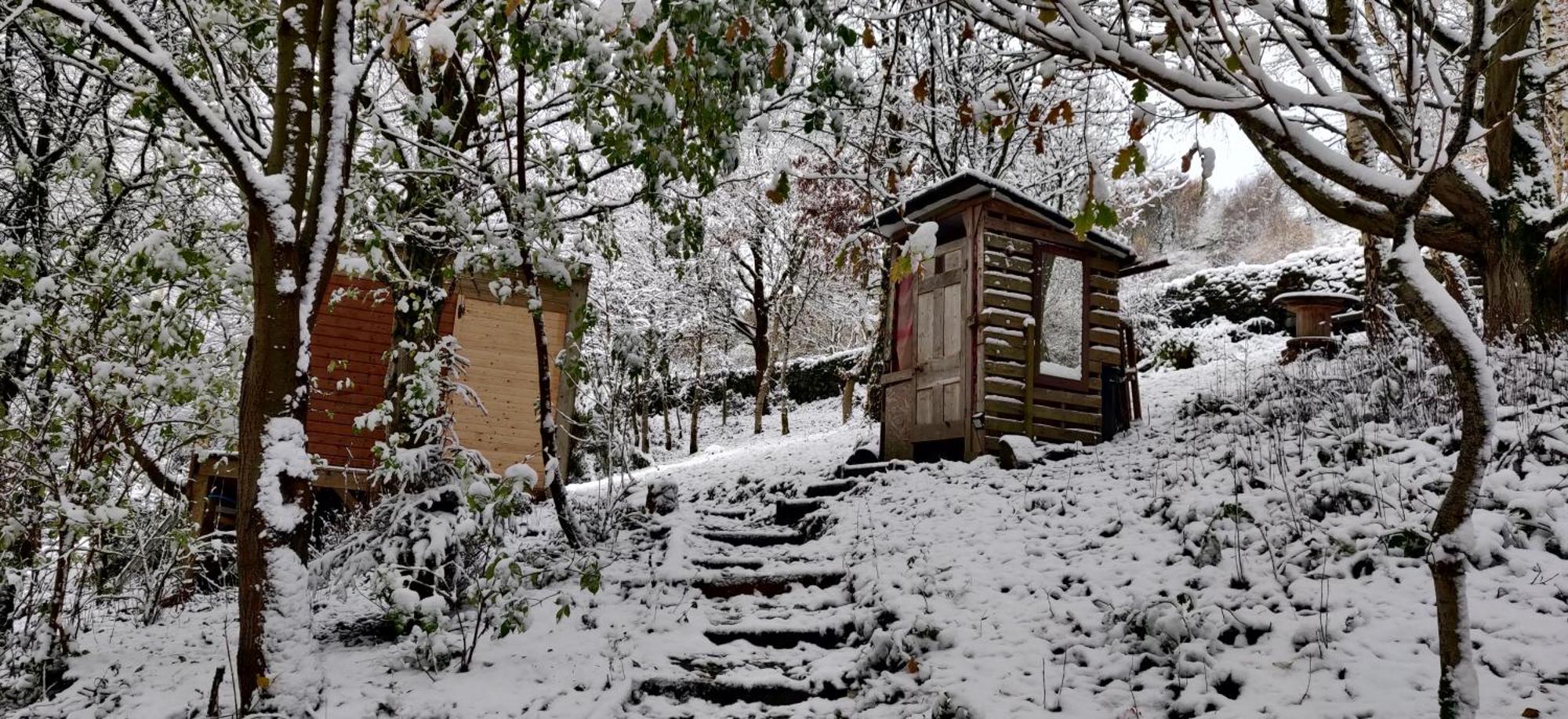 Pike'S Cabin In The Woods Hebden Bridge Exterior foto